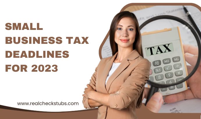 Small Business Tax Deadlines for 2023